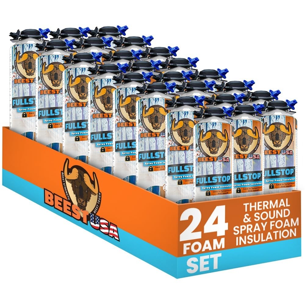 BEEST FullStop Spray Foam Insulation for Wall & Attic (480 Board ft/sq.ft)