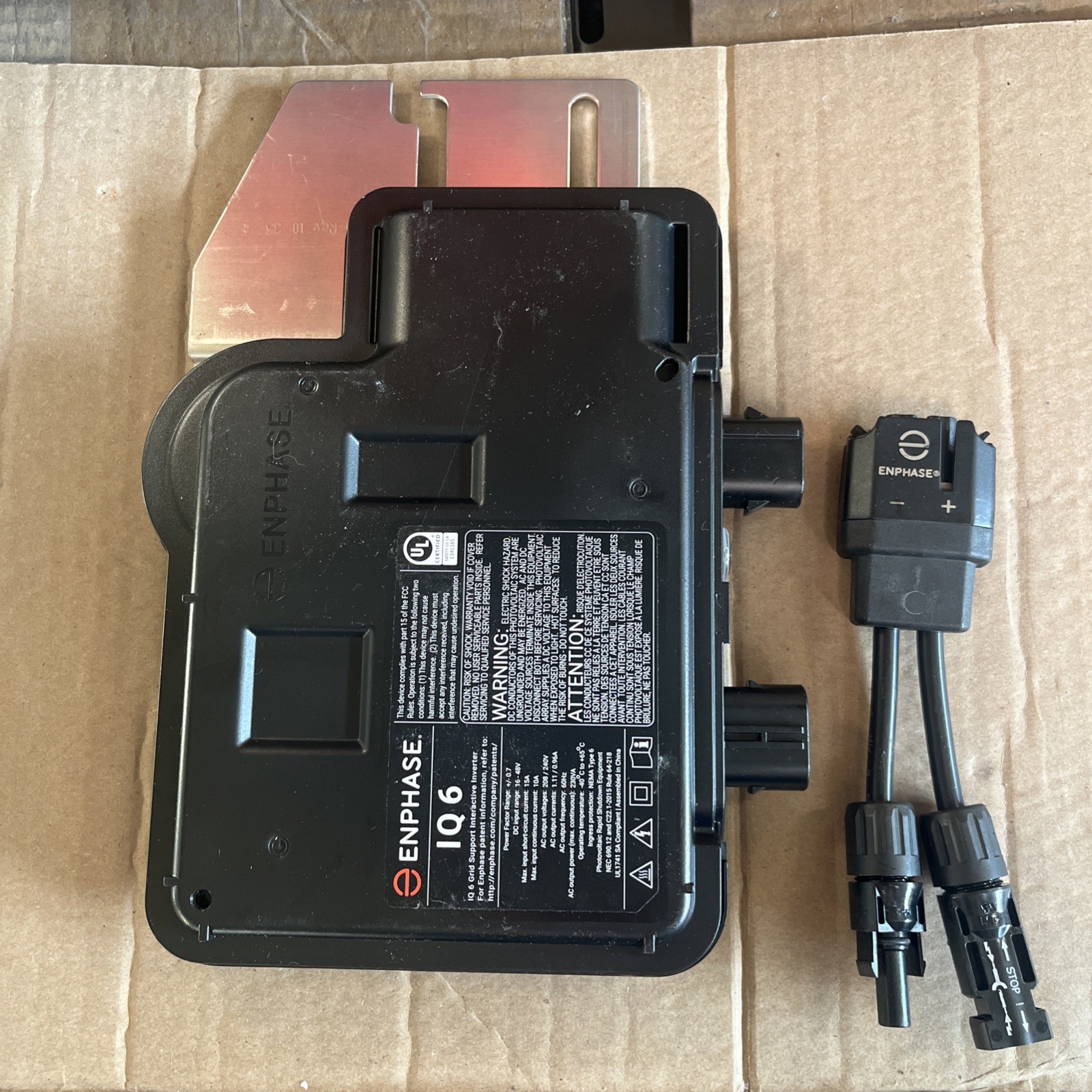 Enphase IQ6 Grid Tie Solar Micro Inverter IQ6-60-2-US  PPT