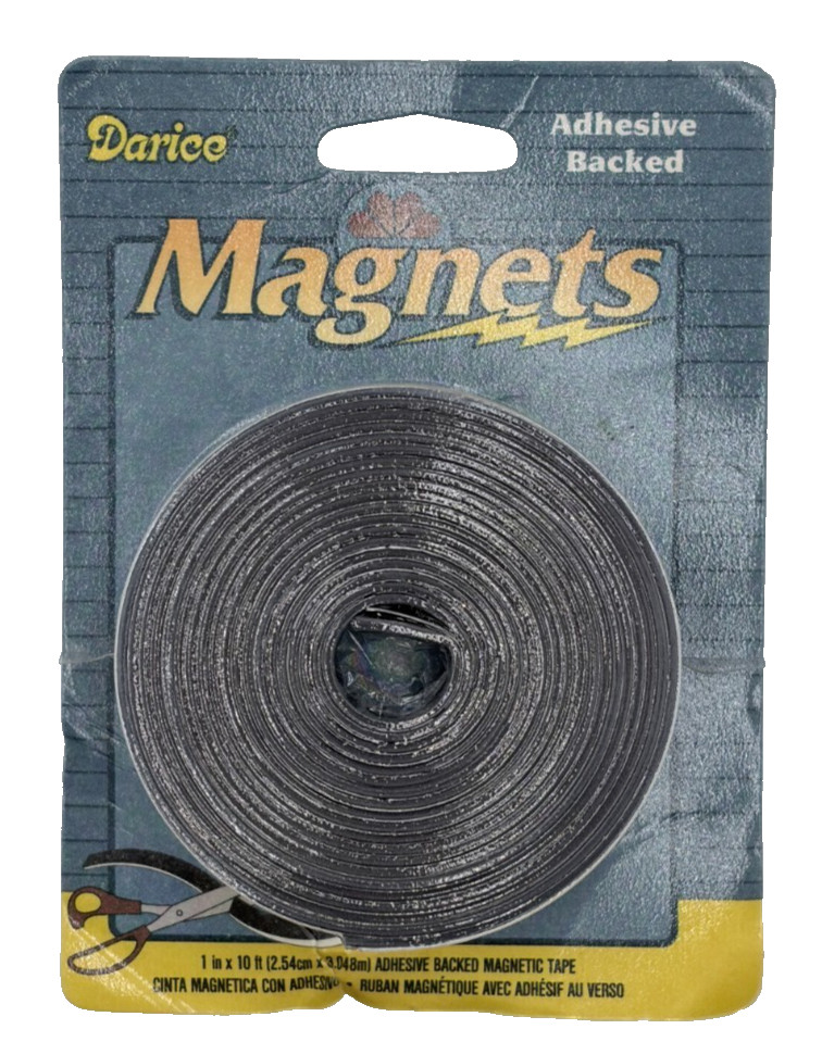 Darice Adhesive Backed Magnets, 10'