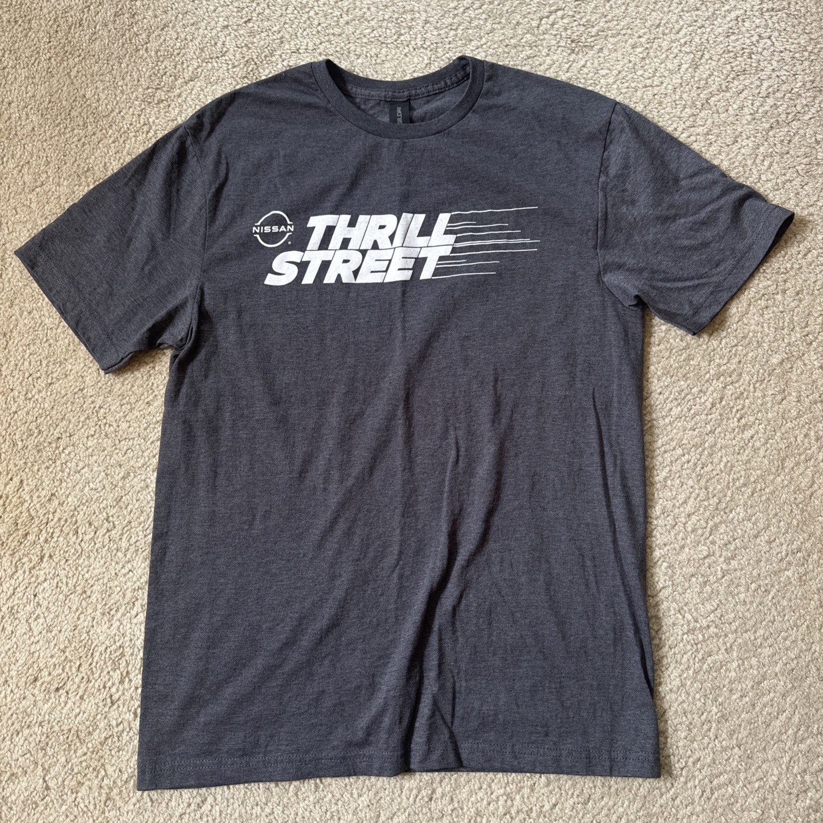 Nissan Thrill Street t shirt Medium gray z racing datsun 400z 240z 280z logo car