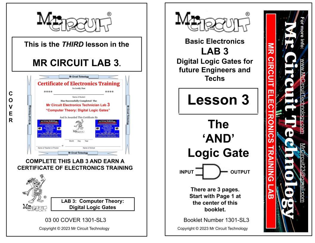 Mr Circuit Lab 3 Learn How Computers Work on the inside - build Logic Gates