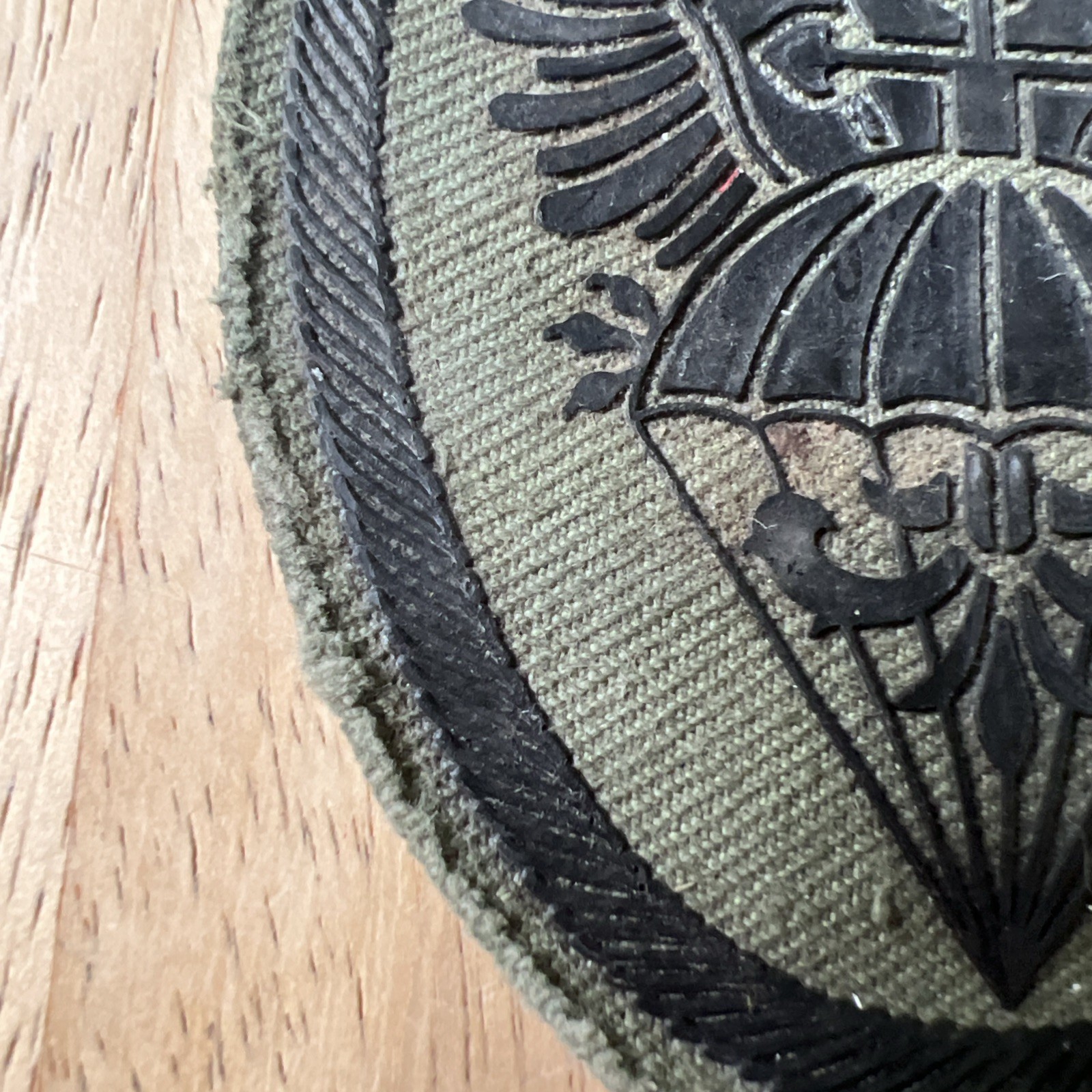 Spanish Army BRIPAC Paratrooper Subdued Field Uniform Patch Rubberized