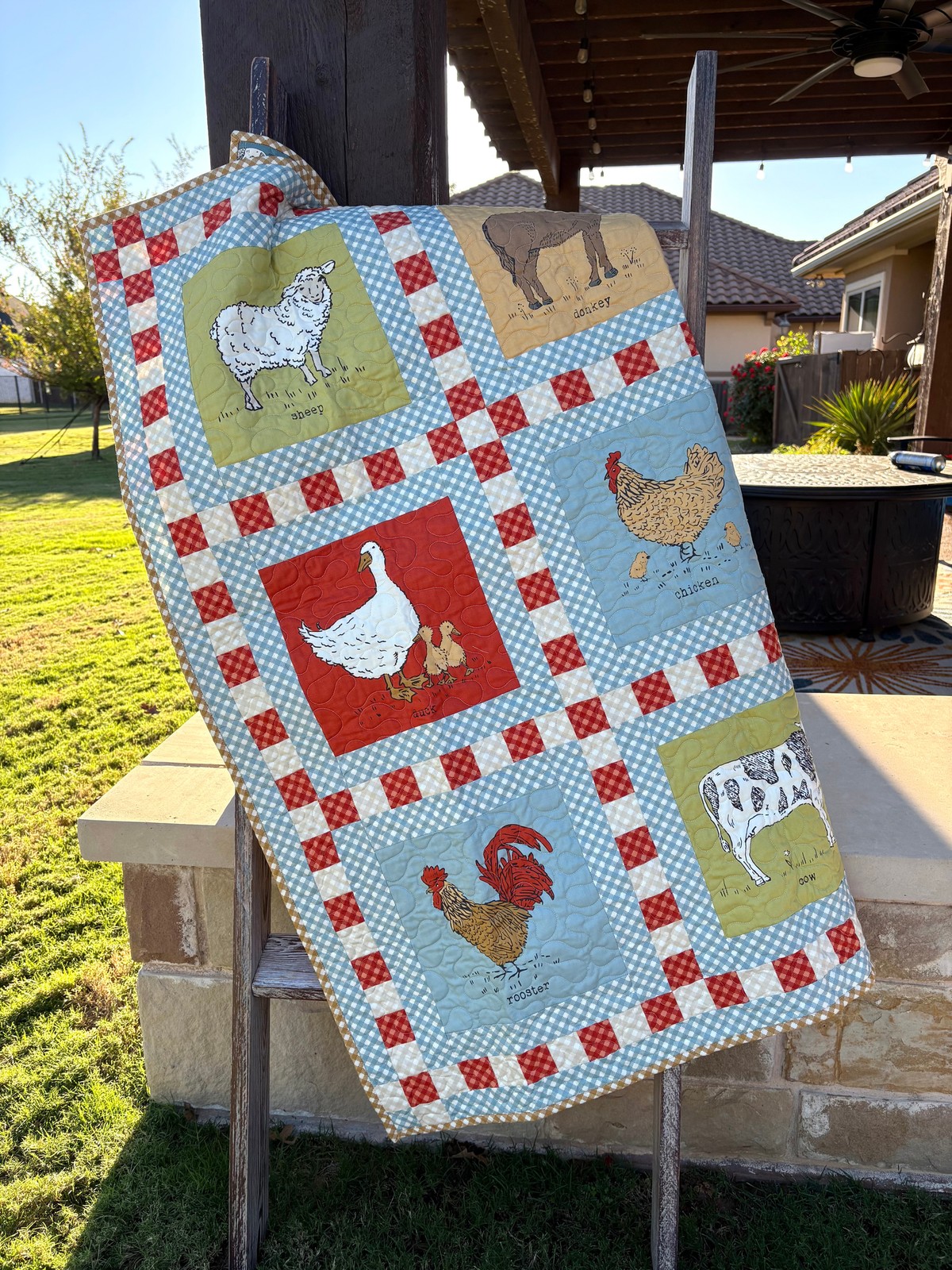 Storybook Farm Panel Quilt Pattern