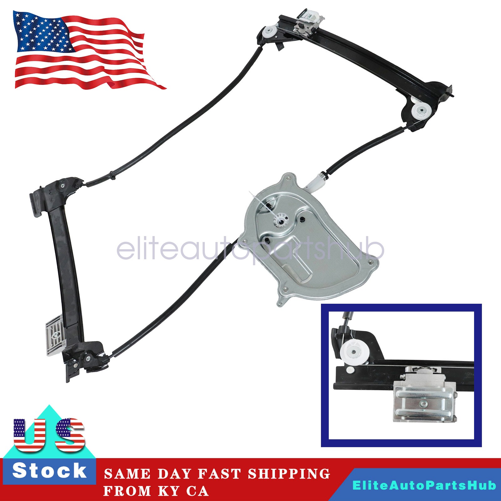 1X Front Right Window Regulator WG77Q5 For 2003-2010 VW Beetle Convertible