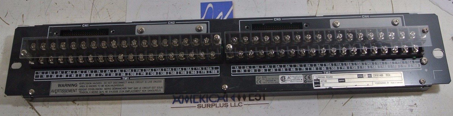 YOKOGAWA Terminal Board AET4D C3F901488  PLC  72 point board