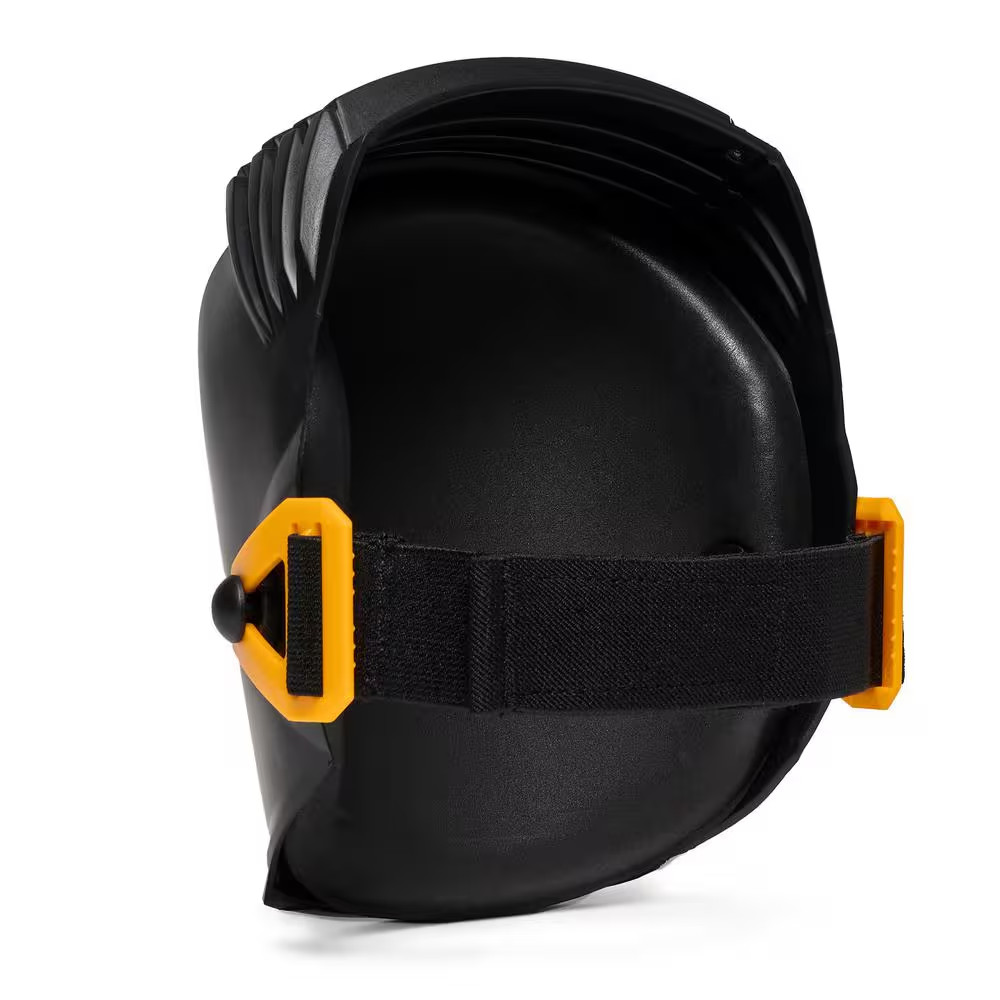 Waterproof Black Knee Pads with Flexible Accordion Construction