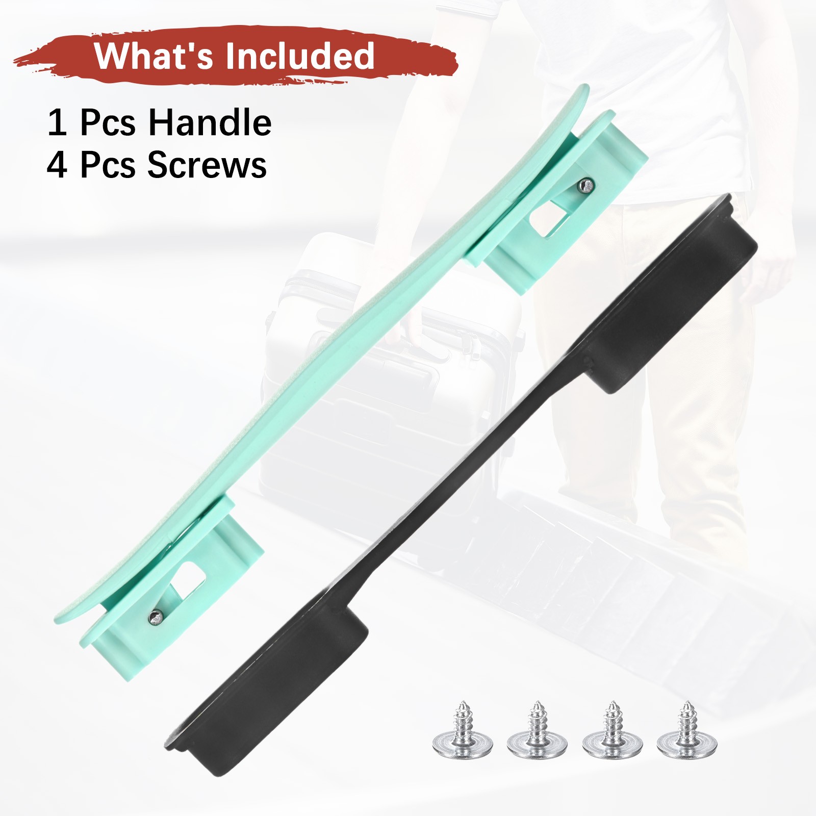 1PCS Luggage Replacement Handle for Suitcase - [Fruit Green-8.5IN]