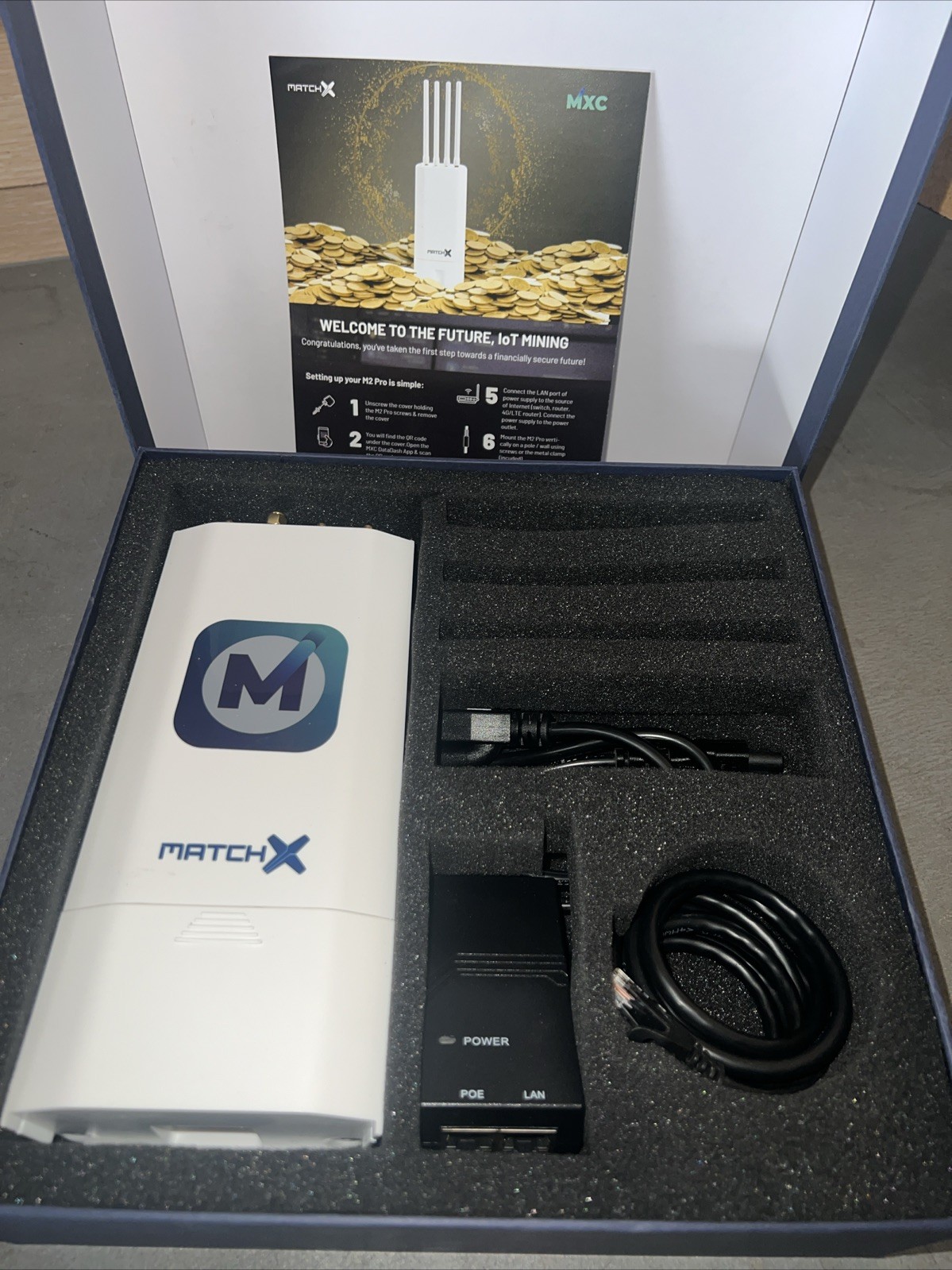 MatchX M2 Pro Miner - MXC, DHX, and Bitcoin Miner (USA Version)