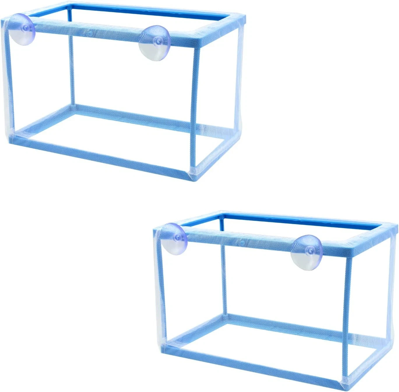 Fish Tank Breeder 2 Pcs Large Mesh Net Fry Saver Aquarium Spawn Hatchery Isolati