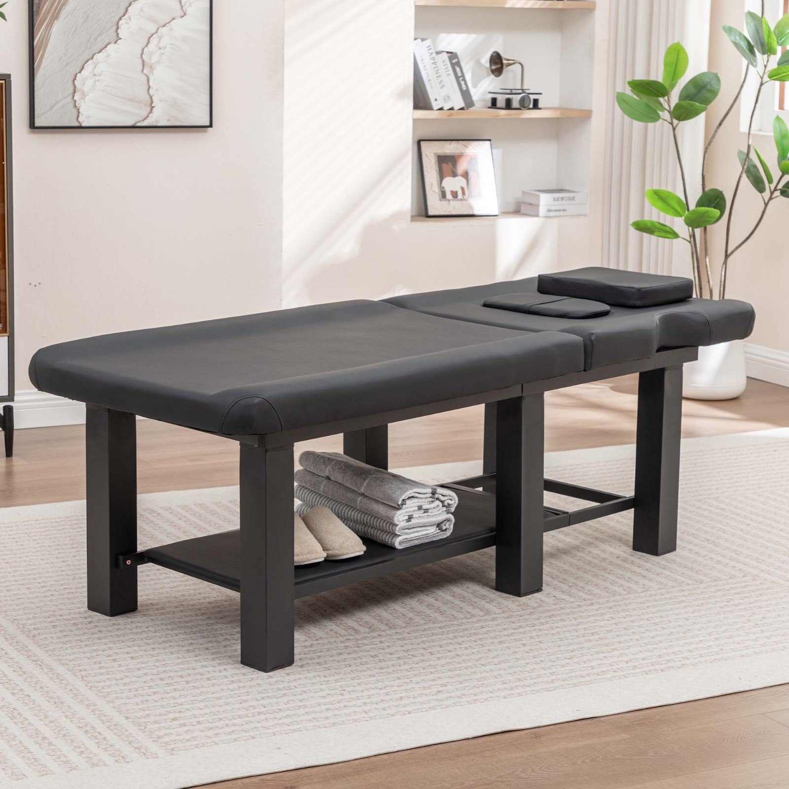 Multi-Function Professional Massage Therapy Table, Black