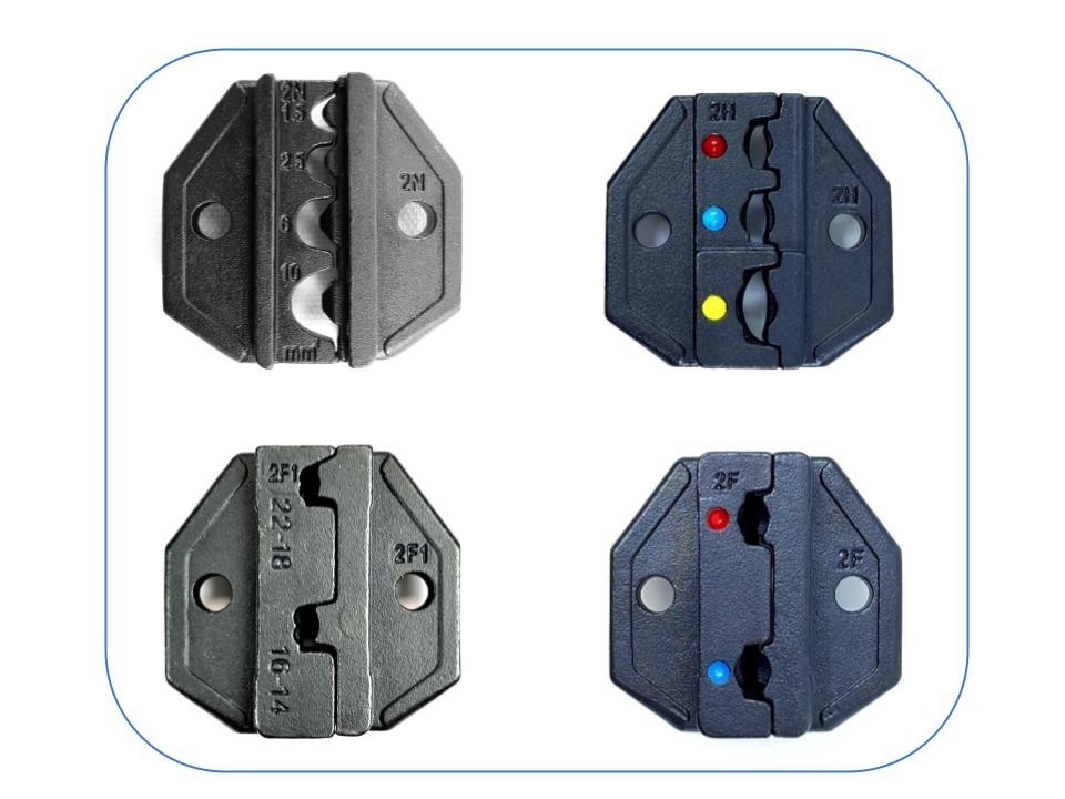GIZWIZ 4 Die Sets Pack for insulated/non-insulated Ring/Flag Wire Terminals
