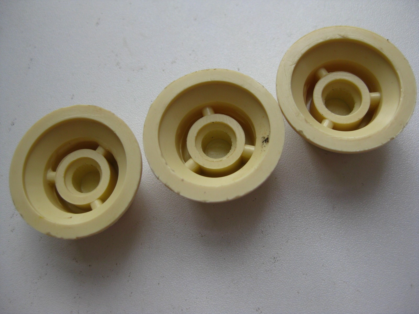 Vintage 80's Fender Stratocaster Guitar Knobs Set for Project Upgrade