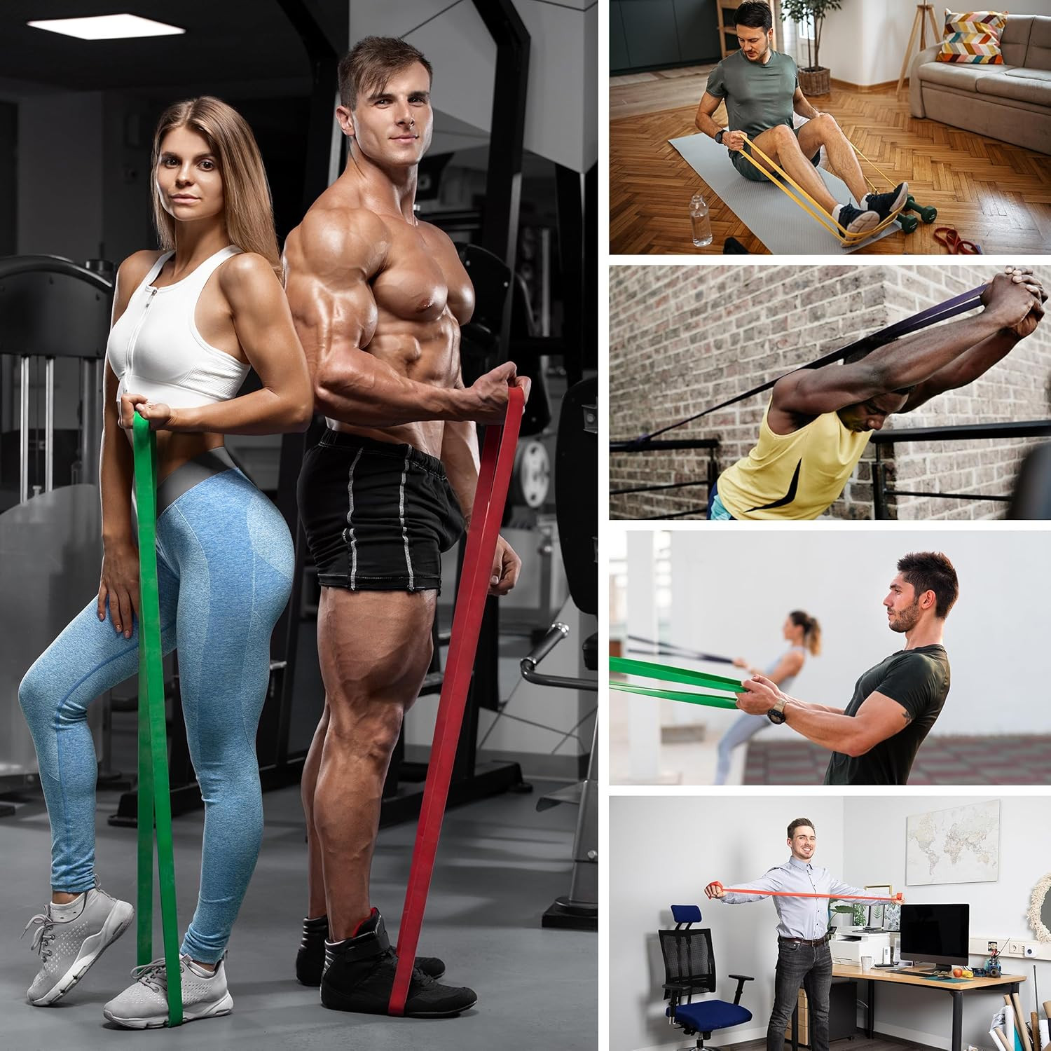 Resistance Bands for Working Out, Workout Bands, Training Bands Set, Pull up Exe
