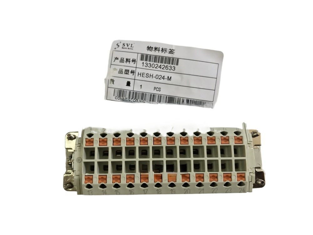 Heavy-duty connector aviation plug 24-pin HESH-024-M