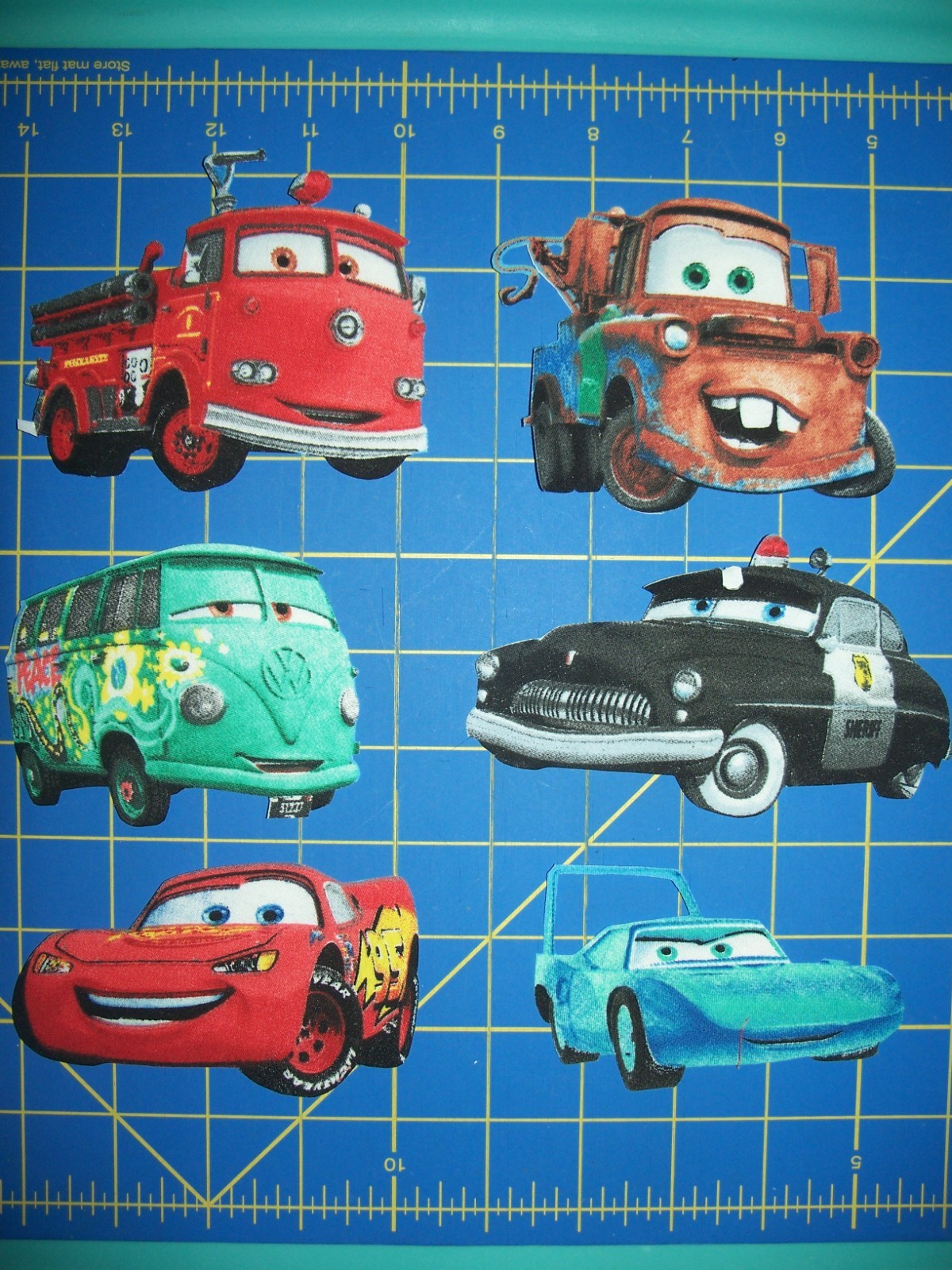 Iron on Appliques - Disney's Pixar Cars