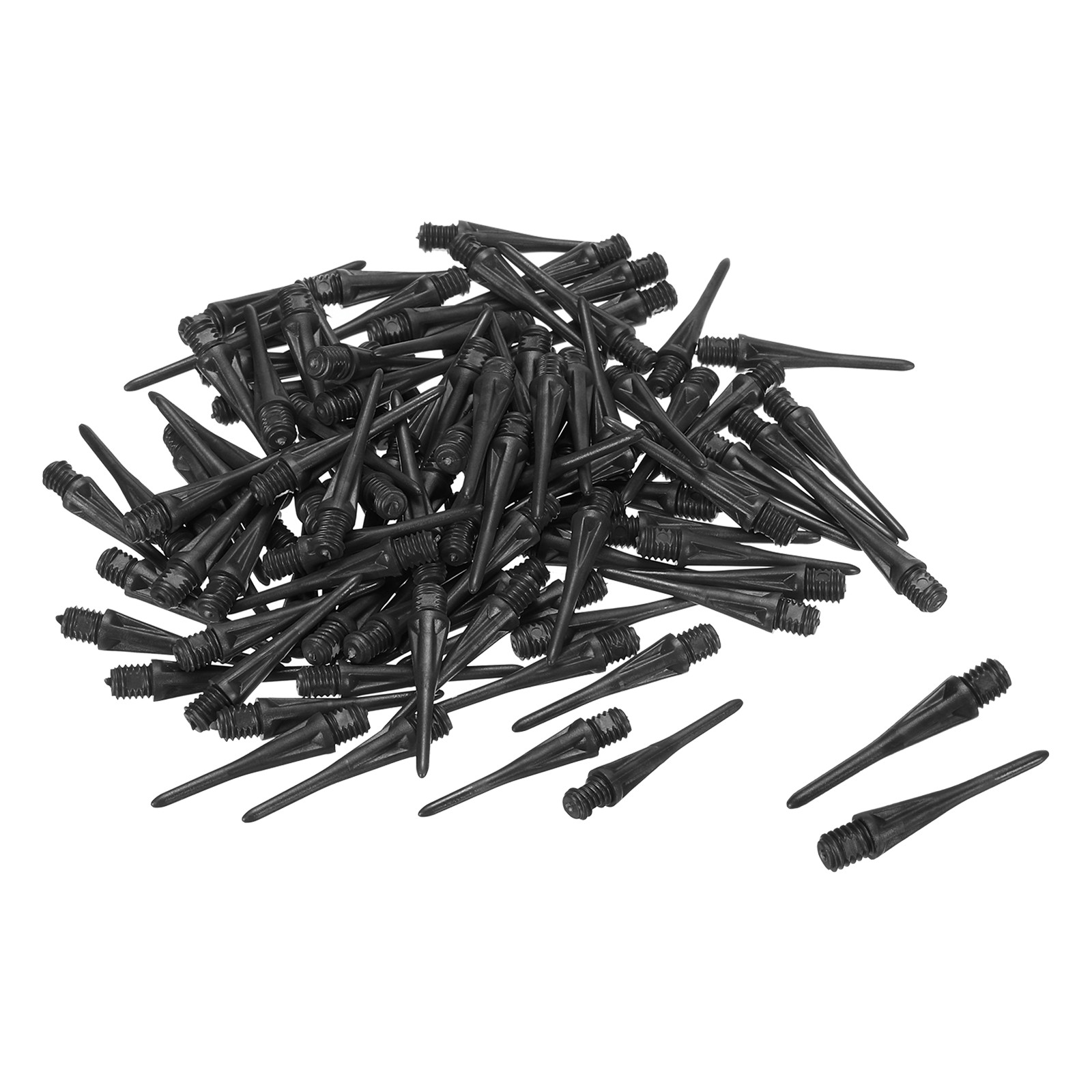 Plastic Dart Tips, 120 Pack 2BA Thread Soft Dart Tips Plastic Tip, Black