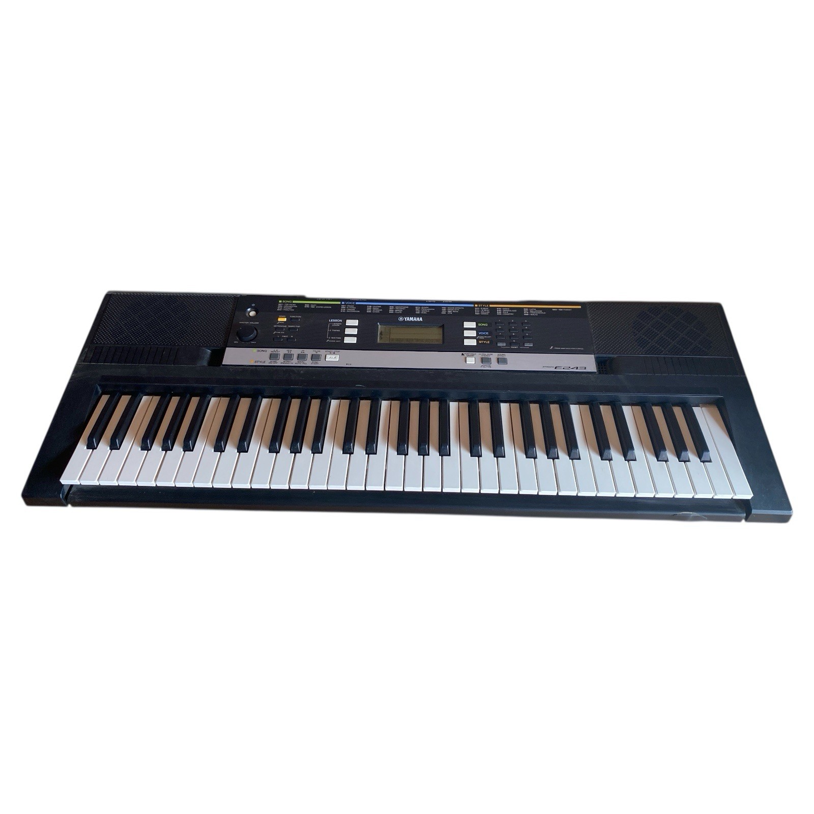 Yamaha PSR-E243 Electronic Digital Piano Keyboard 61 Key Tested & Working