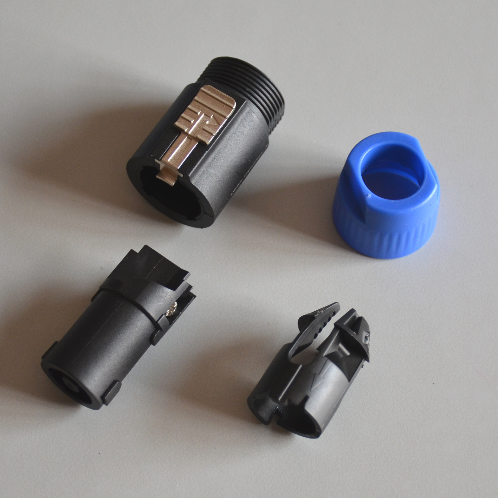 10PCS Speakon Connector 2 Pole Male Plug Compatible for Audio Loudspeaker Cable