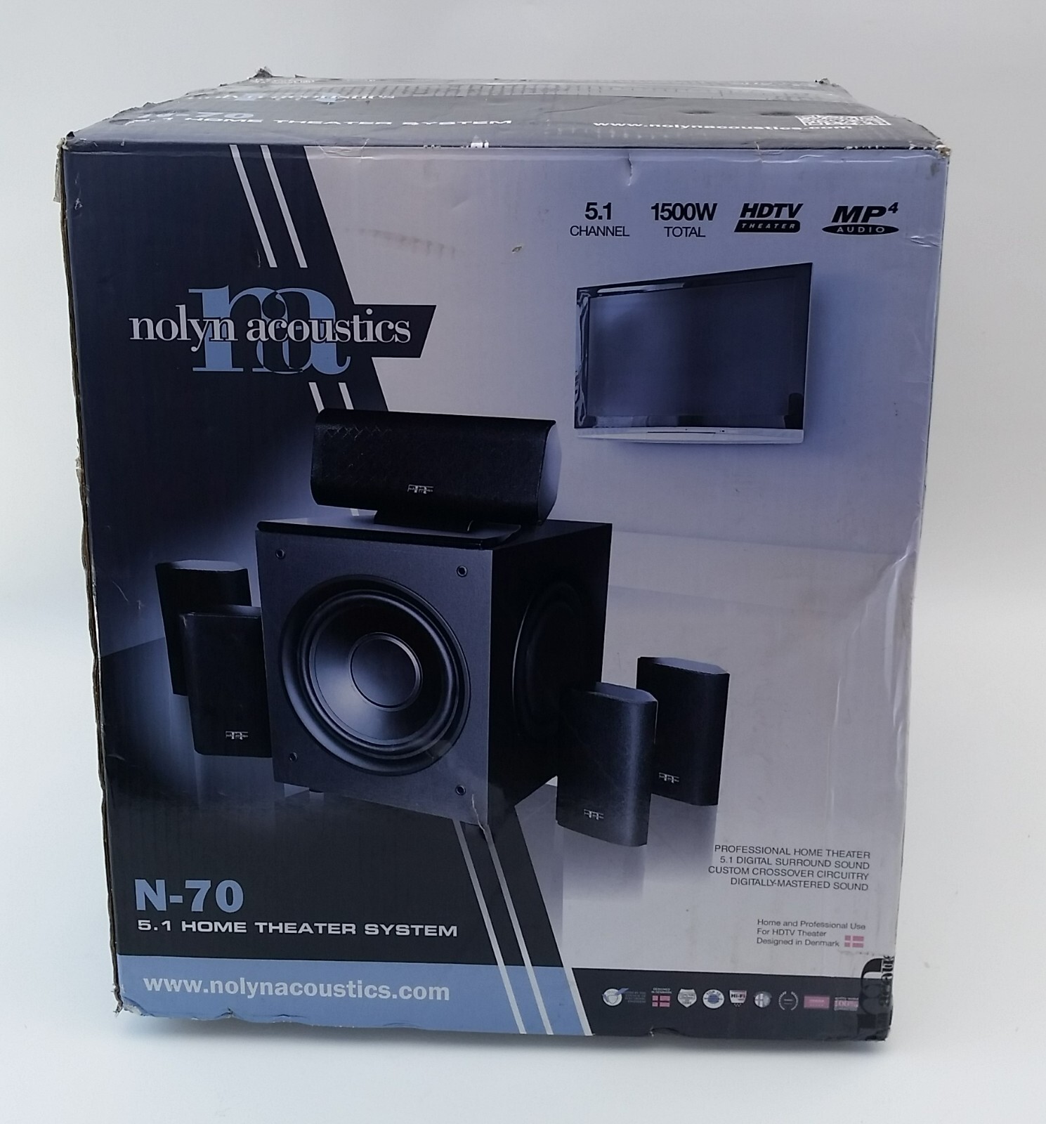 Nolyn Acoustics N-70 5.1 Home Theater System 1500w
