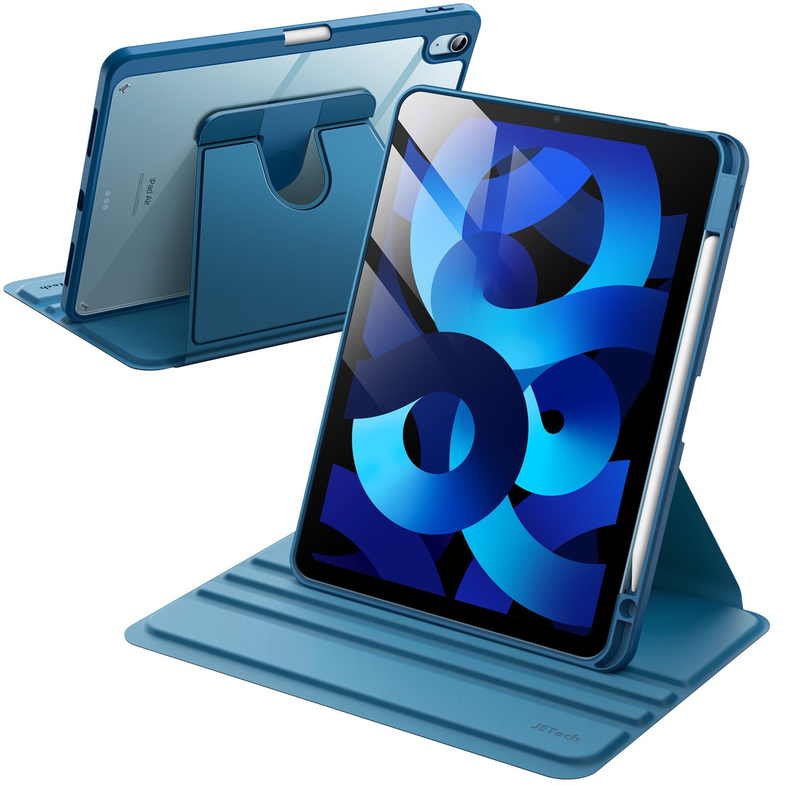 For iPad Air 11-Inch M4/M3/M2 (2026/2025/2024), iPad Air 5/4 Rotating Cover Case