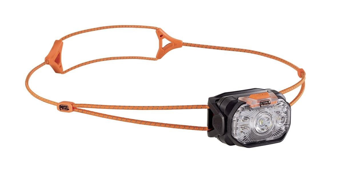 PETZL Swift LT Headlamp - Black (380 Lumens, USB-C Rechargeable)