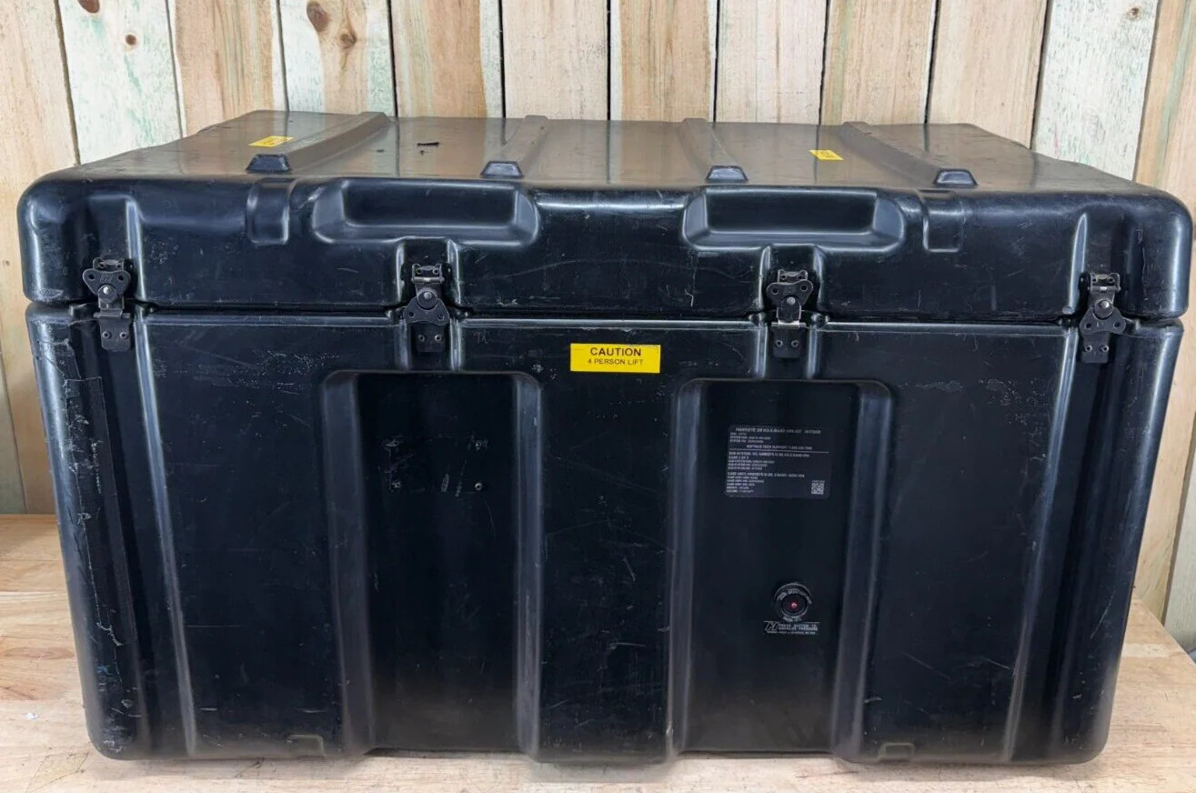 Pelican Hardigg Long Case 39"x23"x23" Black Waterproof Storage Footlocker