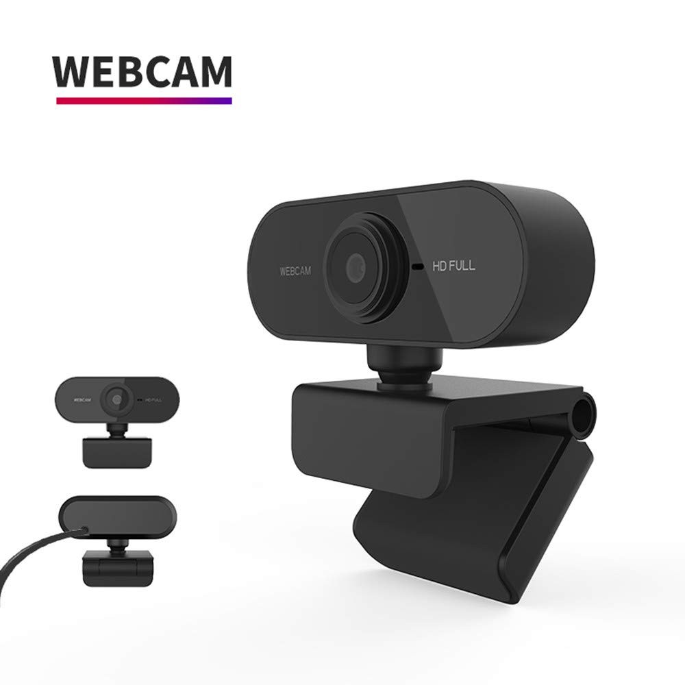 Computer Camera PC Webcam Full HD 1080p 360 Degrees Wide Angle 30fps Video US...