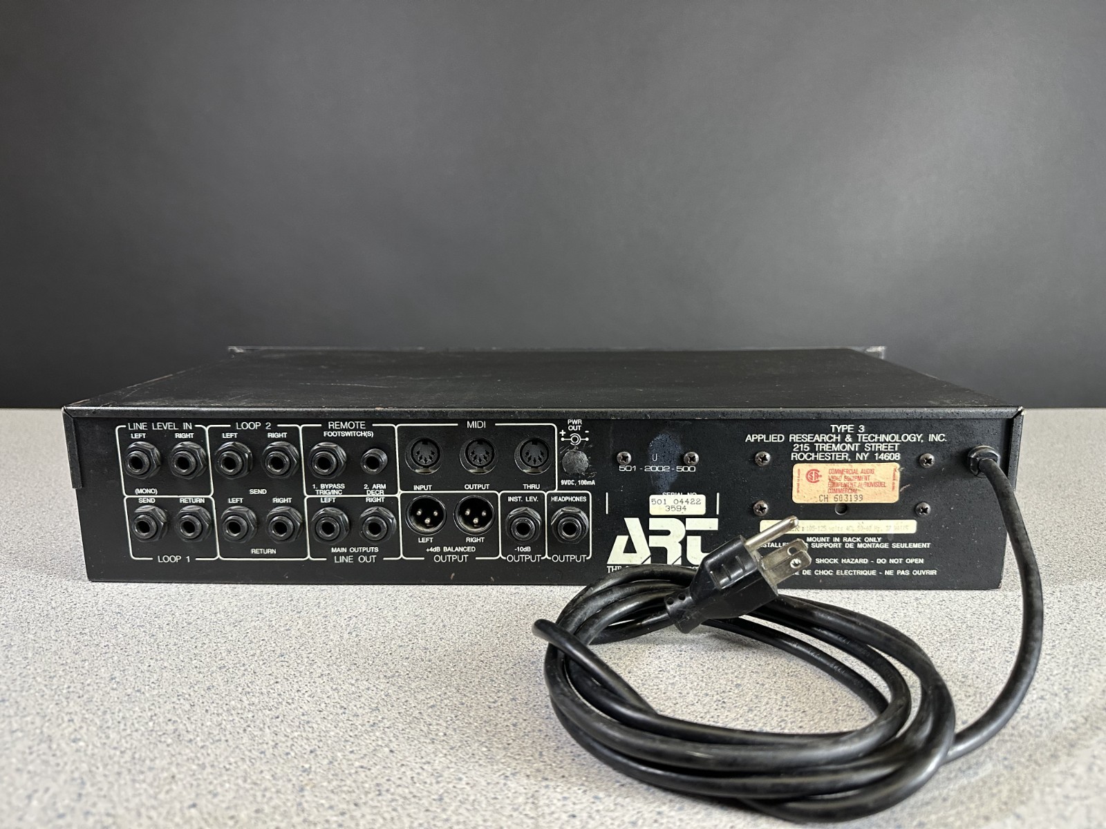 ART SGX 2000 Express – Tube Channel Digital Effects Processor
