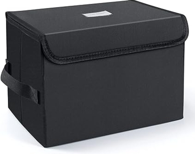 Vinyl Record Storage Box for 7-inch Records Crate Holds up to 60 records,1 Pack