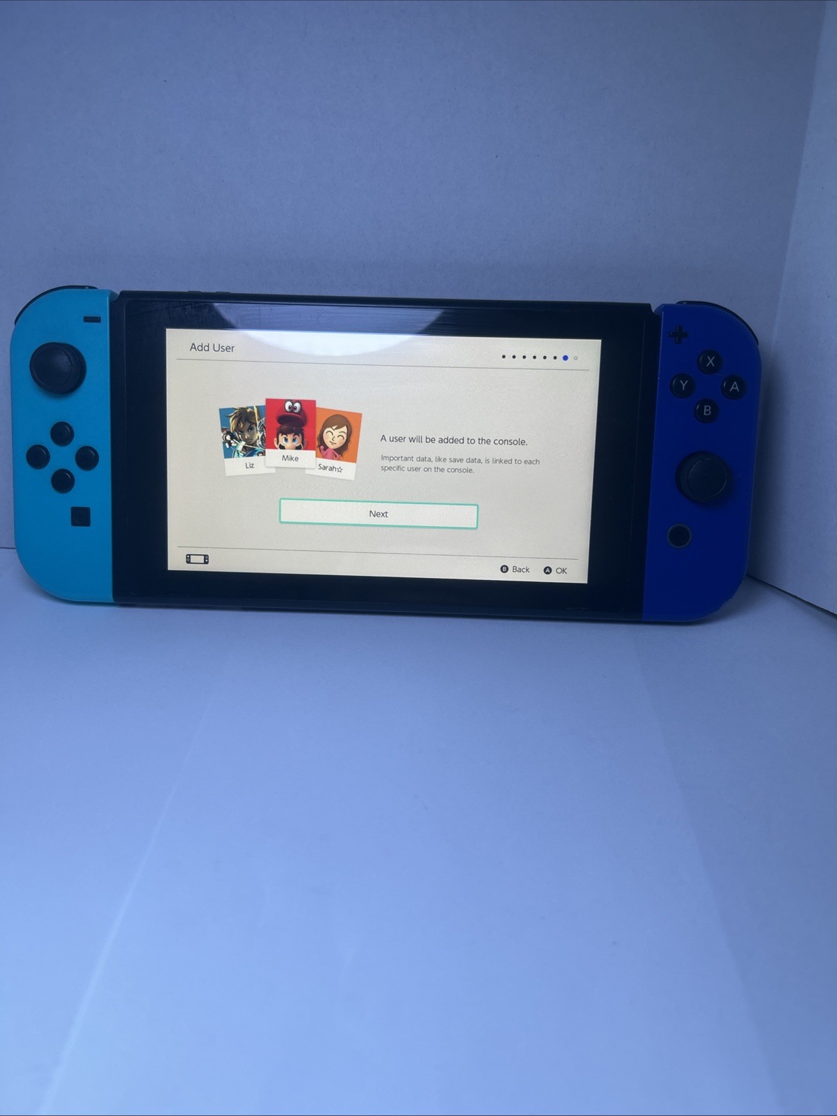 Nintendo Switch Handheld Console + Charger Cord (No Tv Connection Dock )
