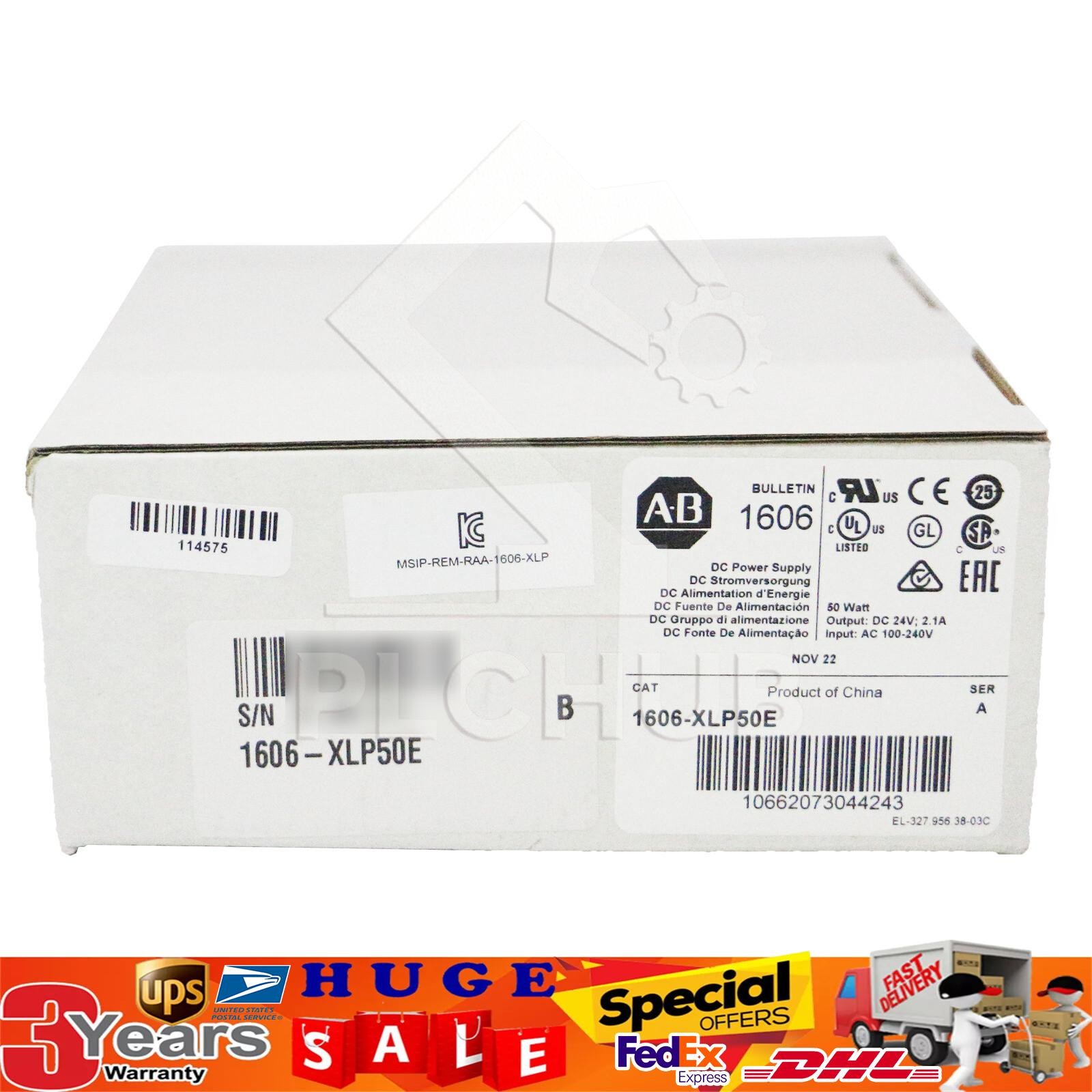 1606-XLP50E NEW AB Power Supply In Box 1606XLP50E AB US Free Tax