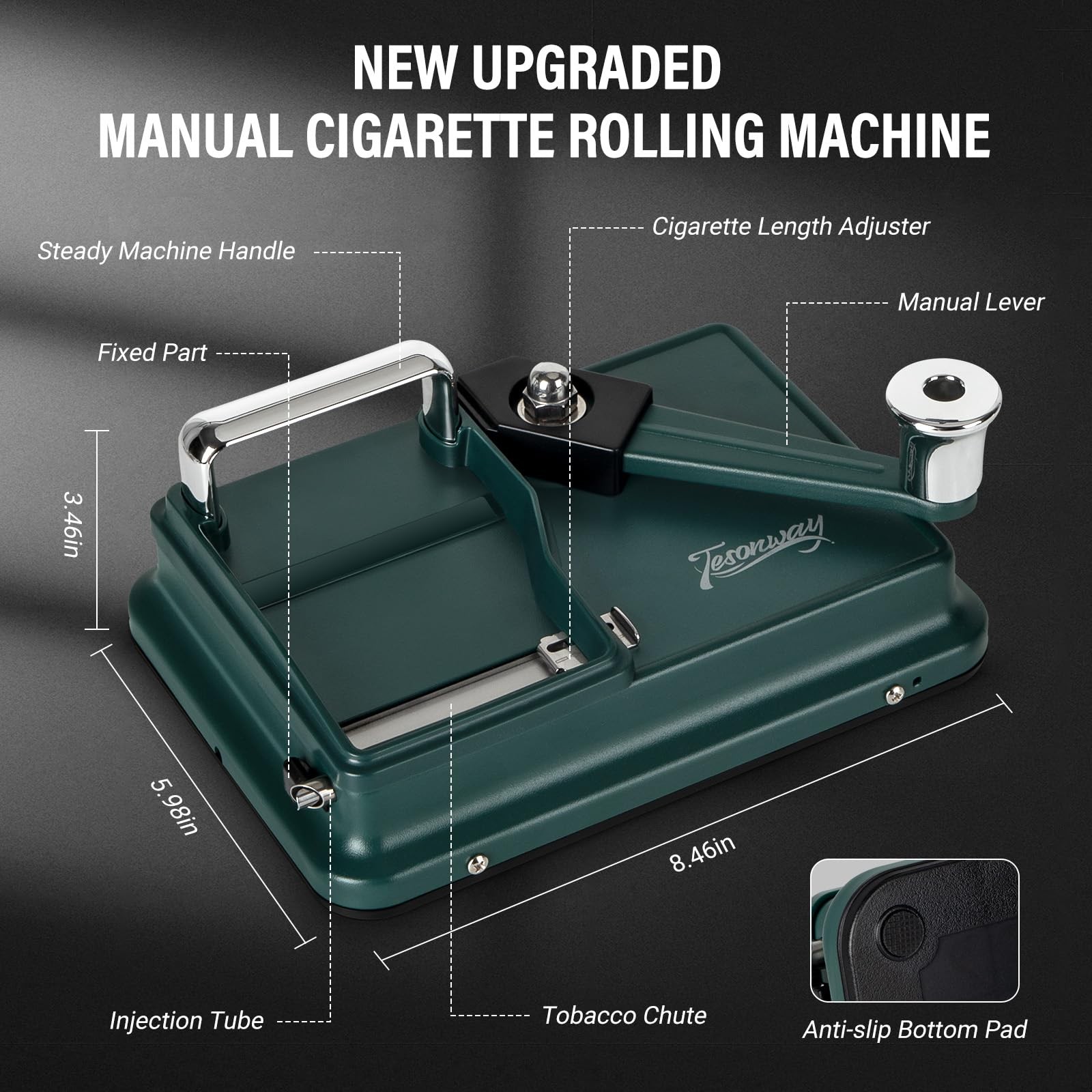 Cigarette Rolling Machine Manual, Cigarette Injector Machine with Cleaning Br...