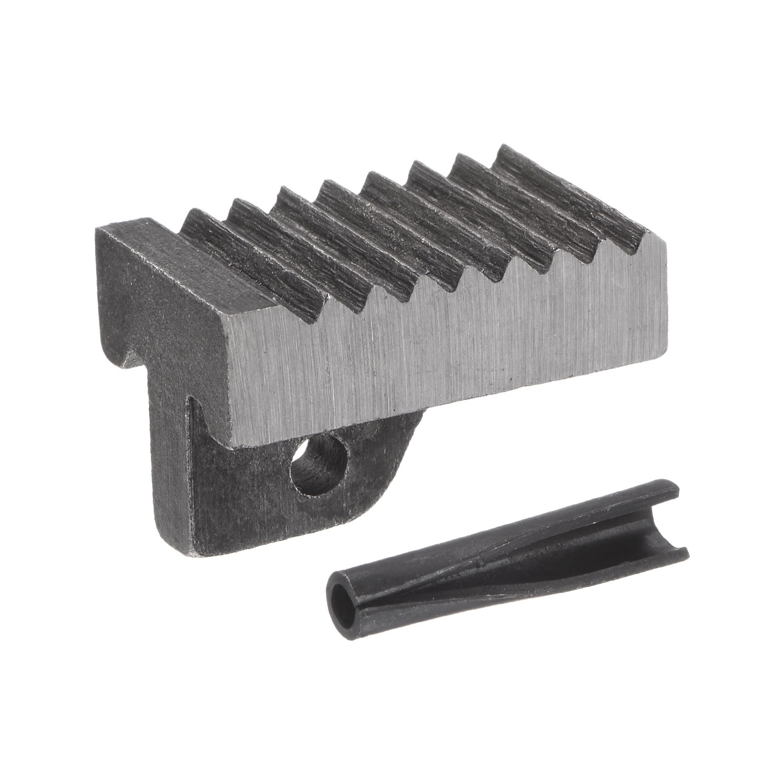 Pipe Wrench Heel Jaw with Pin Assembly 18" Wrench Replacement Carbon Steel