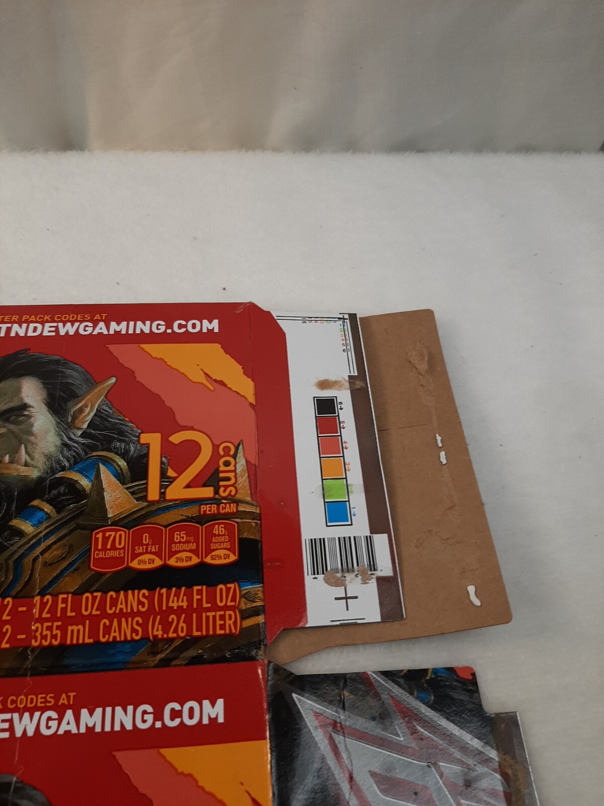 EMPTY 2024 Mountain Dew Mtn Dew Citrus Cherry 12 Pack Box ONLY Opened Flat