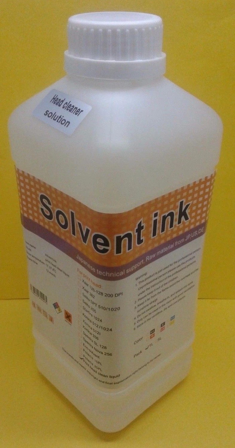 1 L  Eco Solvent Cleaner Cleaning Solution Roland Mutoh Mimaki DX4 DX5 USA Ship