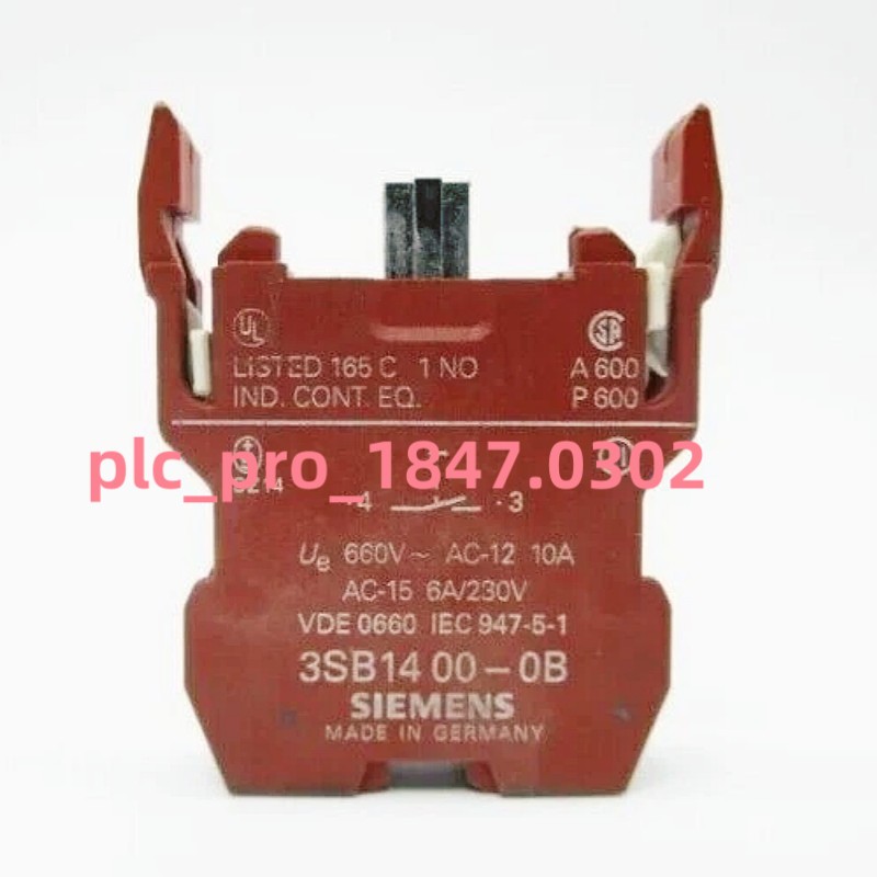 1pc New 3SB1 400-0B Button Indicator Lamp Holder 3SB1400-0B