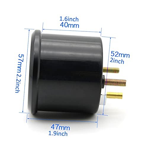 Boost Turbo Gauge, Universal Boost Pointer Gauge Vacuum Pressure Meter 0 to