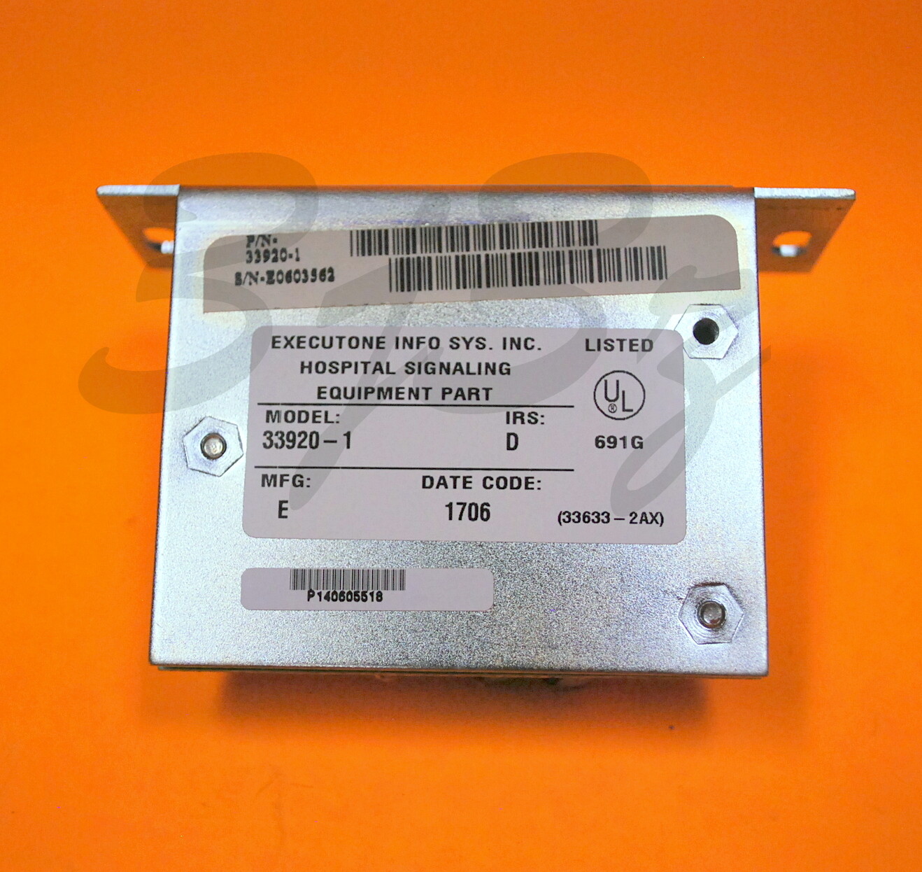 Executone 33920-1 Single TV/Light Interface