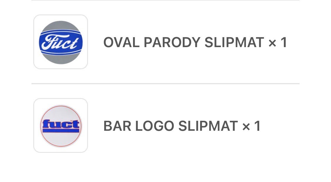 Fuct OVAL PARODY SLIPMAT Brand New Unopened