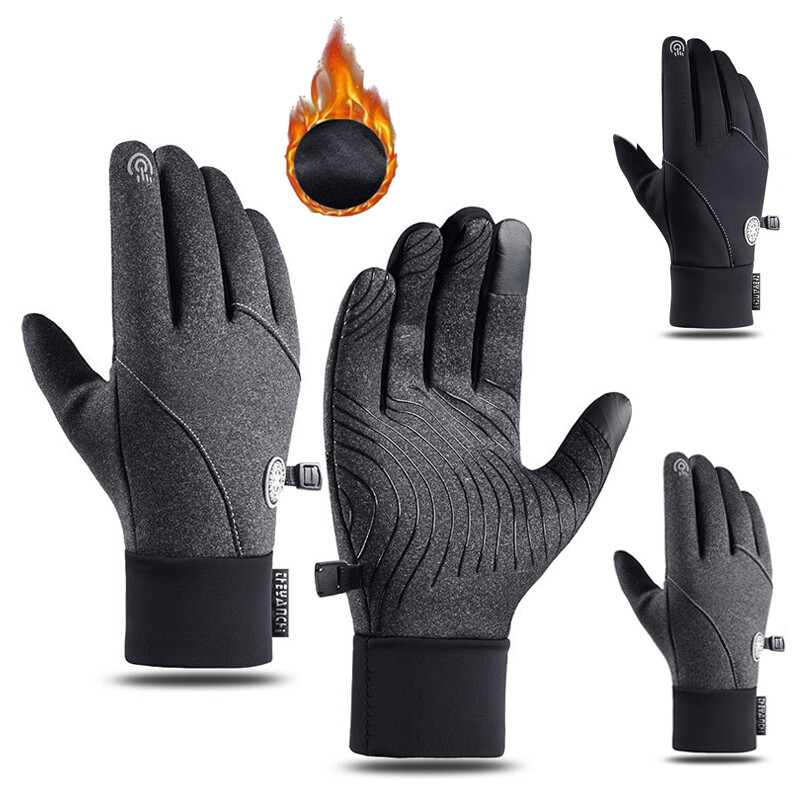 Winter Warm Touchscreen Gloves Men Women Running Bike Cycling Driving Mittens
