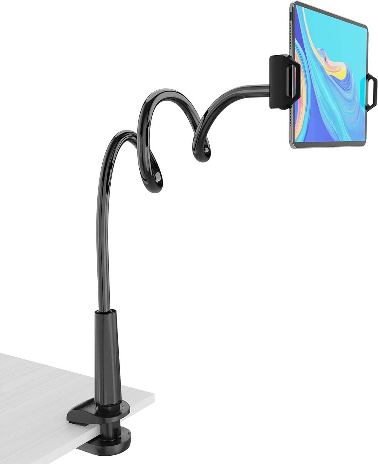 Flexible Gooseneck Tablet Holder – Hands-Free Mount for Phones & Tablets