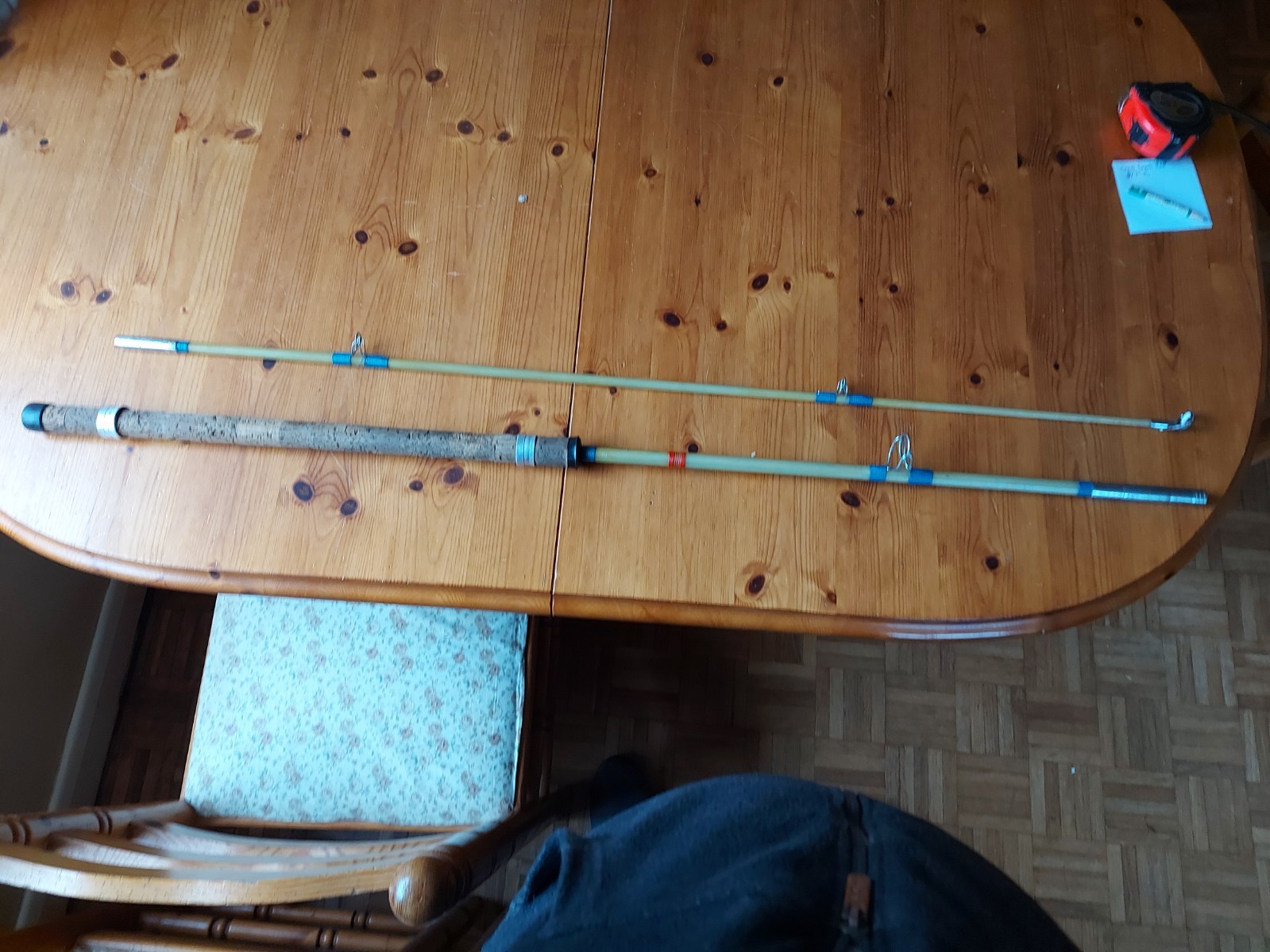 Fishing Rod Fiberglass 7 feet long approx FLETCHER Torquay Fleet Street Boat Sea