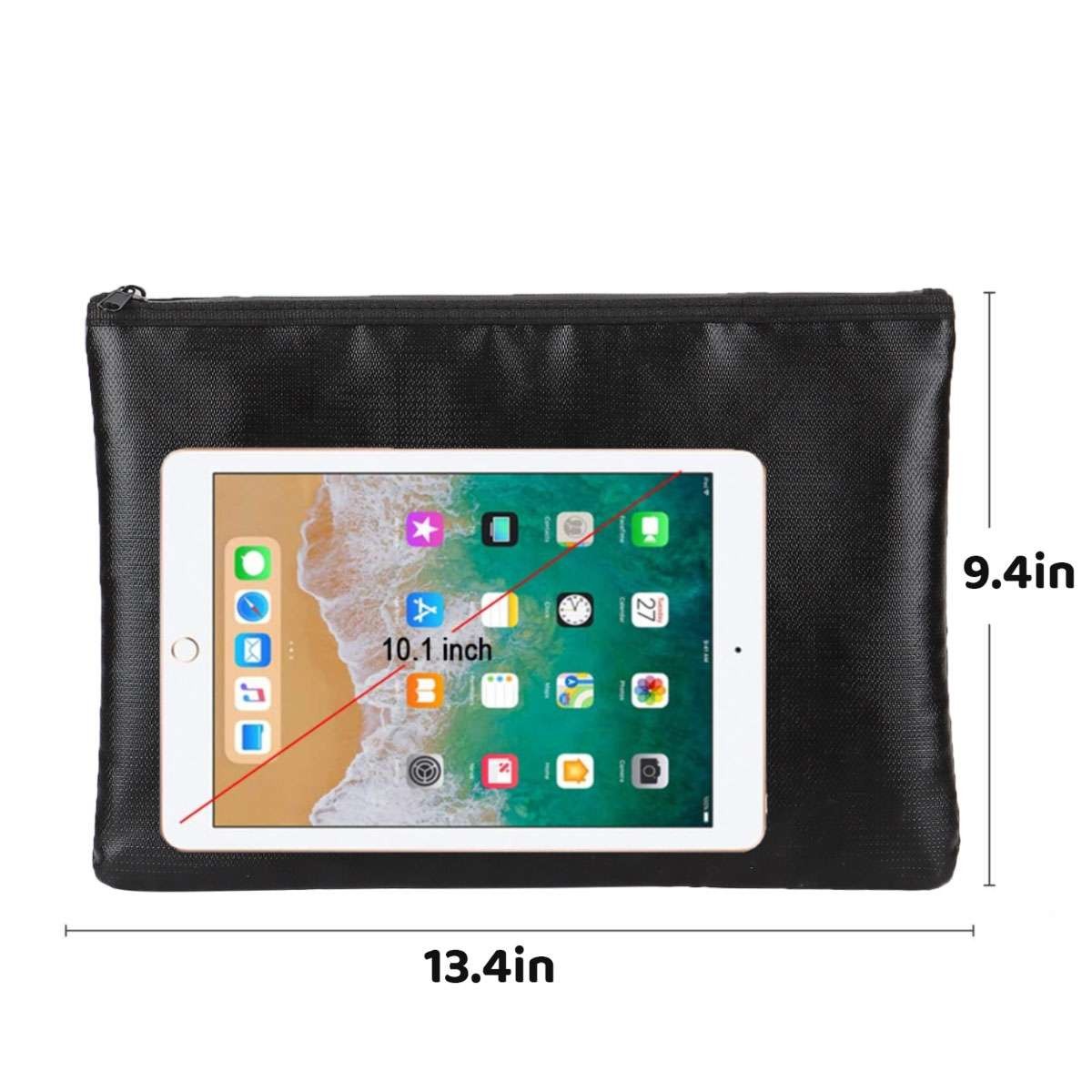 2000℉ Fire Proof money Bag Fireproof Document Pouch Waterproof Safe Cash US