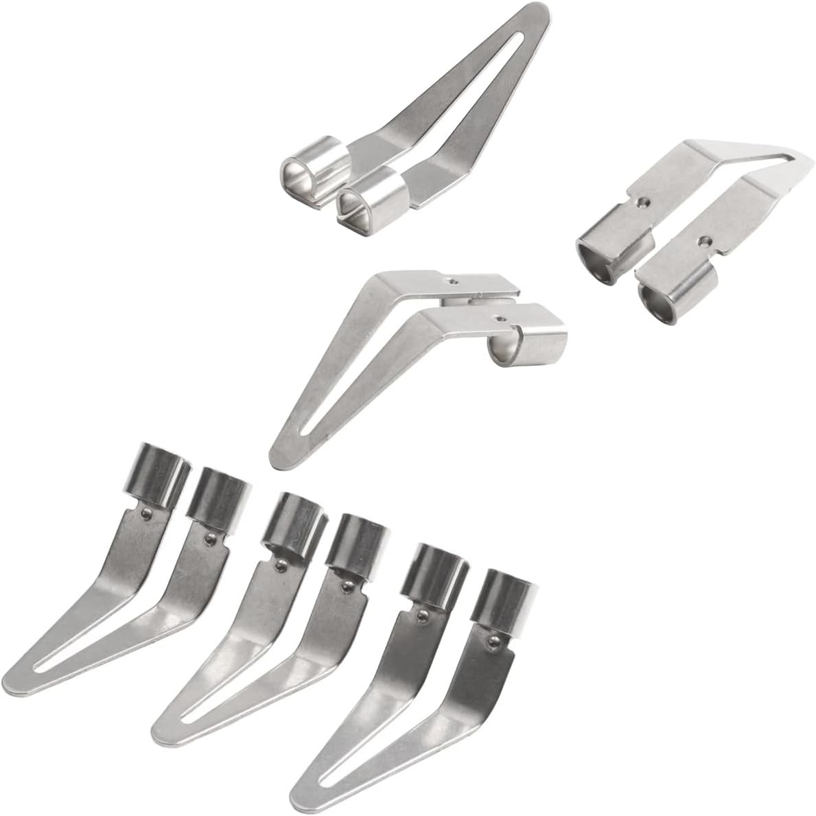 6 Pack Plastic Welder Smoothing Tip Head Plastic Welding Tips Scrapper for Plast