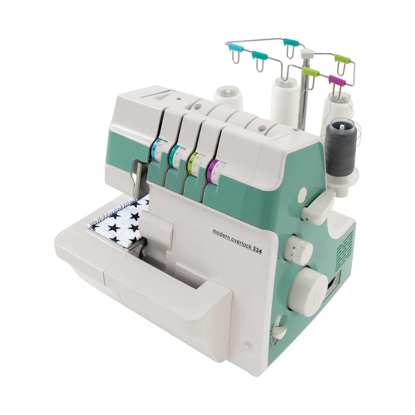 Overlock Sewing Machine with LED Light 1200 Stitches/Minute Serger Electric 91W