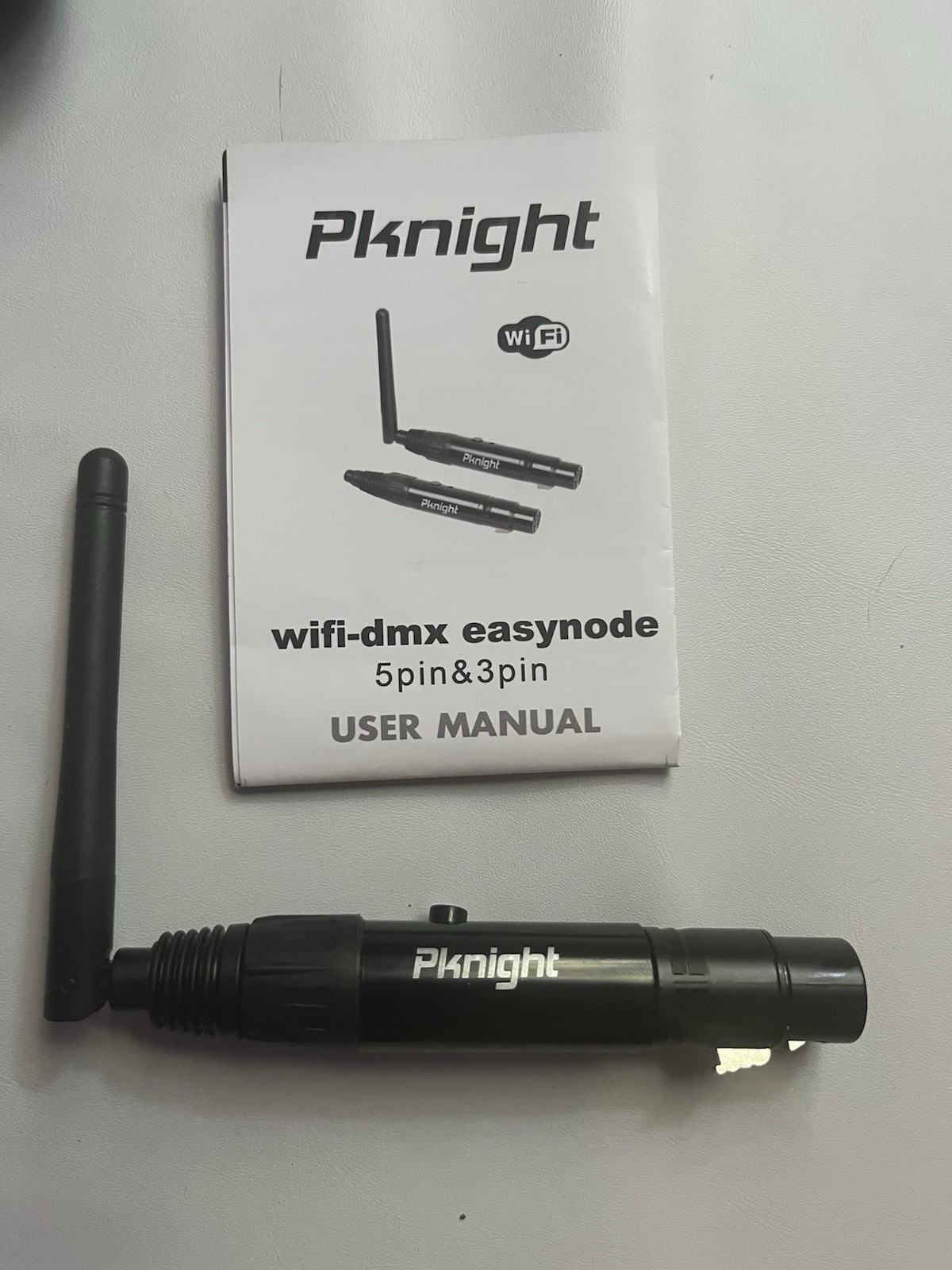 Pknight 2.4G Wireless WiFi DMX Easynode Plus 3 Pin Mini DMX Controller