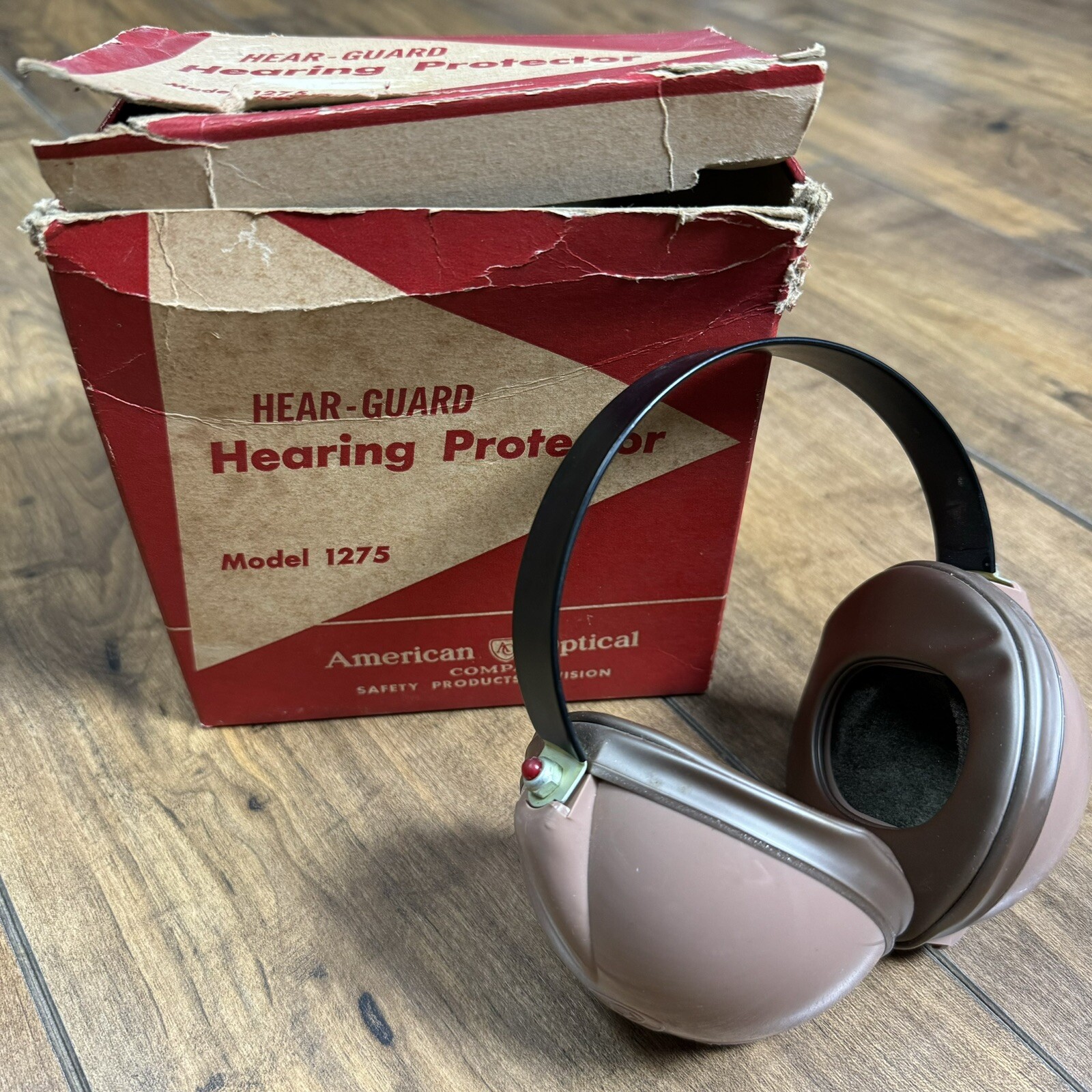 American Optical Hear Guard Hearing Protector Headset - # 1275 -Shooting VINTAGE