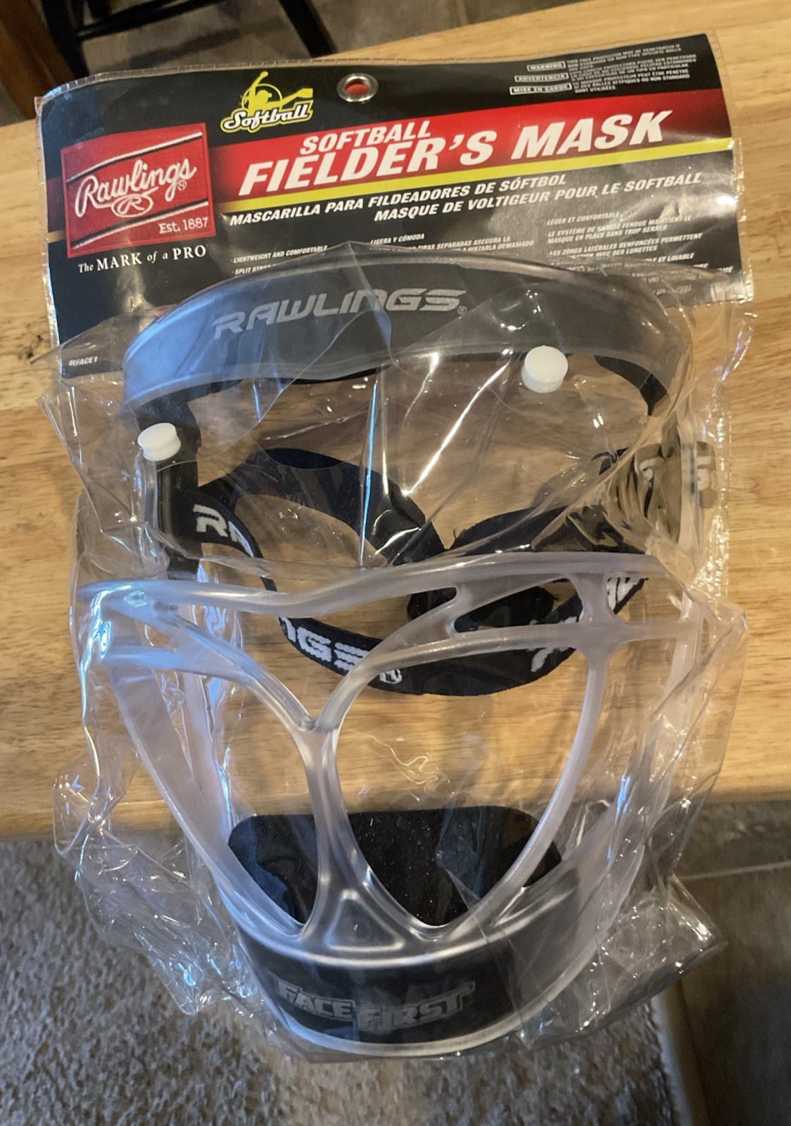 Rawlings Face First Softball Fielders Mask NIP