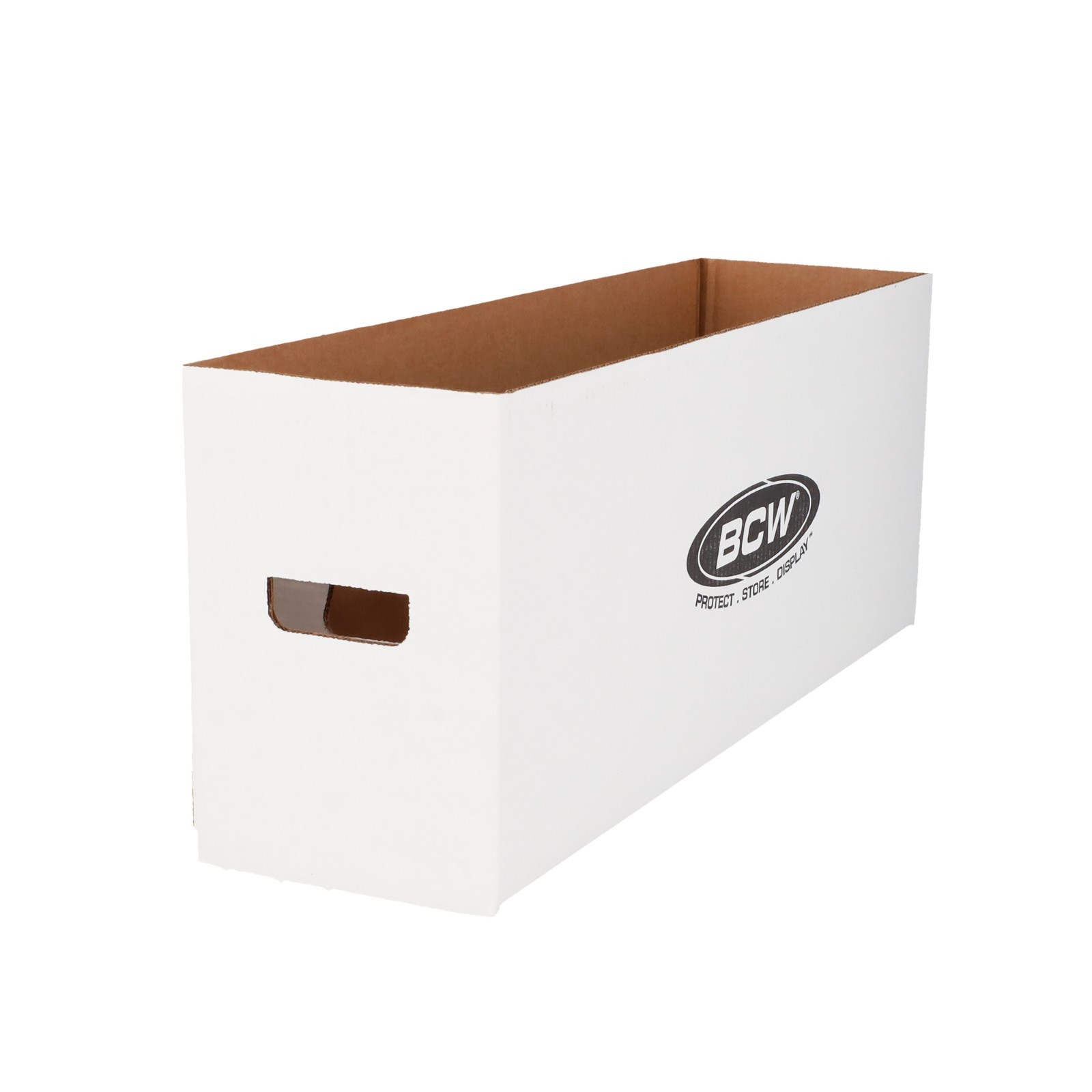 5 Long Comic Book Cardboard Storage Boxes Hold 250-300 Current /Silver + Divider