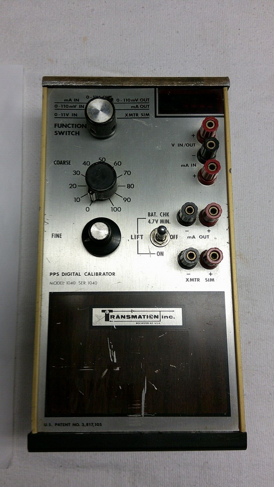 Transmation 1040 Snap-Pack, Tested and calibrated